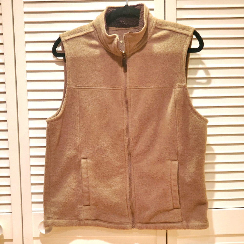 Outdoor Life Khaki Fleece Vest